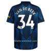 Camiseta de fútbol Manchester United Donny van de Beek 34 Tercera Equipación 2021/22 - Hombre